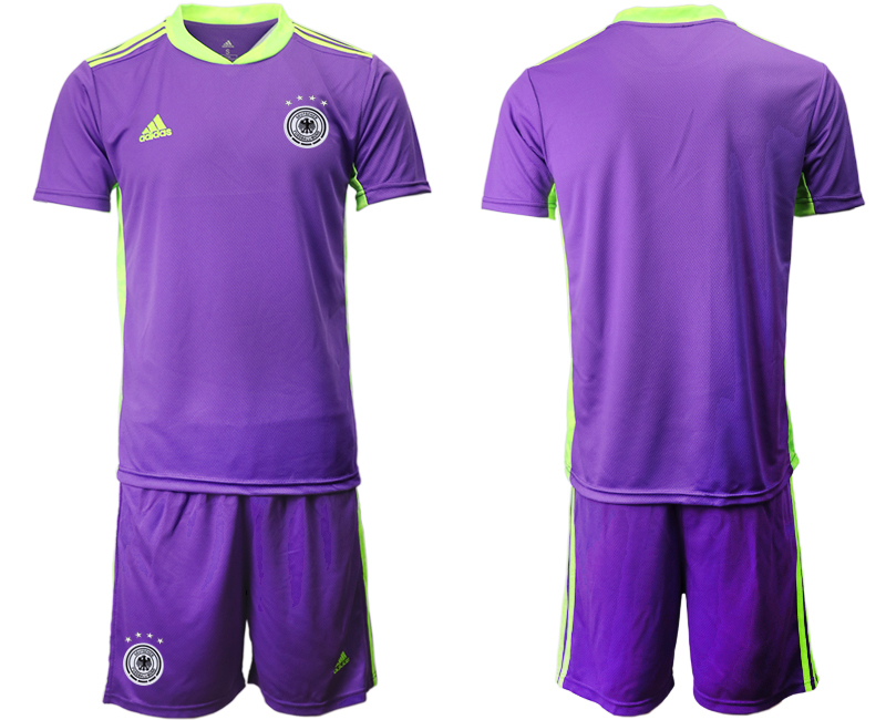 Men 2021 European Cup Germany purple goalkeeper Soccer Jerseys